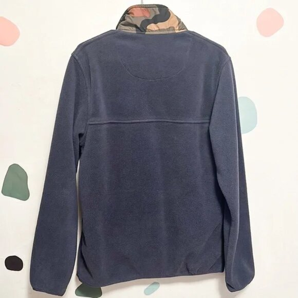 24. Herschel Fleece Zip Up Jacket Sz S - Picture 3 of 6